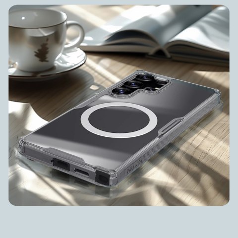 Etui Nillkin Nature TPU Pro Magnetic Case z MagSafe na Samsung Galaxy S25 Ultra - białe Etui Nillkin Nature TPU Pro Magnetic Case z MagSafe na Samsung Galaxy S25 Ultra - białe