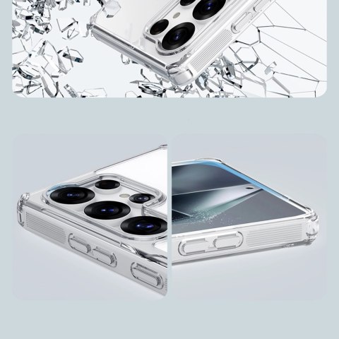 Etui Nillkin Nature TPU Pro Magnetic Case z MagSafe na Samsung Galaxy S25 Ultra - białe Etui Nillkin Nature TPU Pro Magnetic Case z MagSafe na Samsung Galaxy S25 Ultra - białe