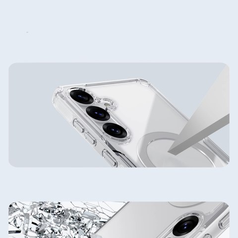 Etui Nillkin Nature TPU Pro Magnetic Case z MagSafe na Samsung S25 - białe Etui Nillkin Nature TPU Pro Magnetic Case z MagSafe na Samsung S25 - białe