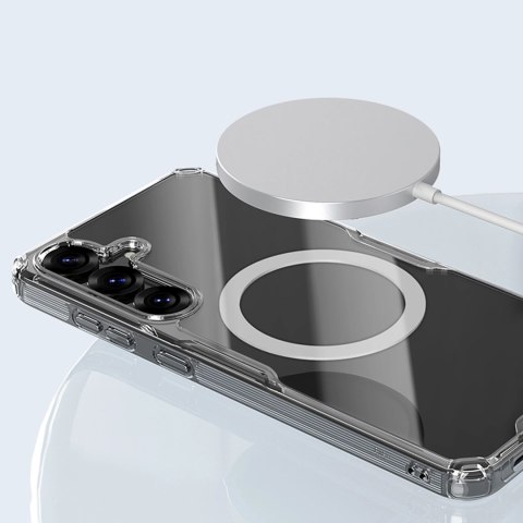 Etui Nillkin Nature TPU Pro Magnetic Case z MagSafe na Samsung S25+ - białe Etui Nillkin Nature TPU Pro Magnetic Case z MagSafe na Samsung S25+ - białe