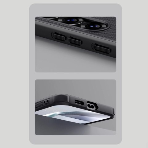 Etui Nillkin Super Frosted Shield Pro Magnetic Case na Samsung S25 z MagSafe - czarne Etui Nillkin Super Frosted Shield Pro Magnetic Case na Samsung S25 z MagSafe - czarne