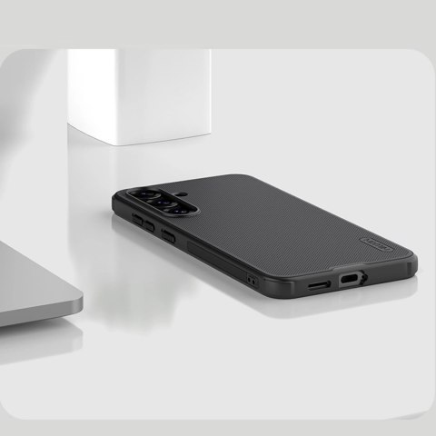 Etui Nillkin Super Frosted Shield Pro Magnetic Case na Samsung S25+ z MagSafe - czarne Etui Nillkin Super Frosted Shield Pro Magnetic Case na Samsung S25+ z MagSafe - czarne
