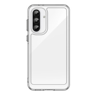 Etui Outer Space Case do Samsung Galaxy A36 pokrowiec z elastyczną ramką - przezroczyste