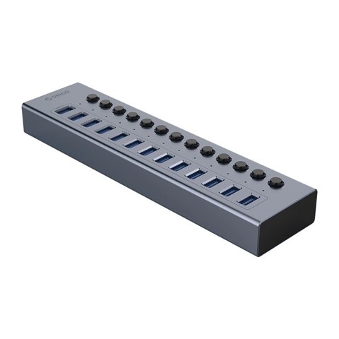 Hub Orico BT2U3-13AB 13x USB-A 3.0 z włącznikami - szary Hub Orico BT2U3-13AB 13x USB-A 3.0 z włącznikami - szary