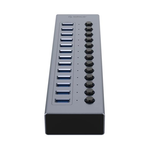 Hub Orico BT2U3-13AB 13x USB-A 3.0 z włącznikami - szary Hub Orico BT2U3-13AB 13x USB-A 3.0 z włącznikami - szary