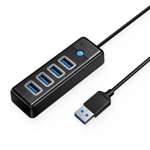 Hub Orico PW4U-U3 USB-A / 4x USB-A 3.0 - czarny Hub Orico PW4U-U3 USB-A / 4x USB-A 3.0 - czarny