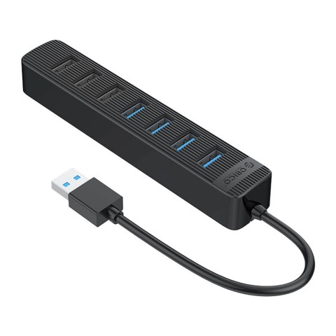 Hub Orico TWU32-4A USB-A 3.0 / 4x USB-A 3.0 + 3x USB-A 2.0 + USB-C 5V/3A - czarny Hub Orico TWU32-4A USB-A 3.0 / 4x USB-A 3.0 + 3x USB-A 2.0 + USB-C 5V/3A - czarny