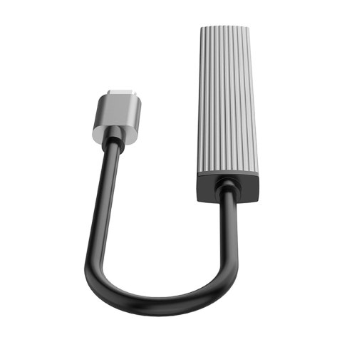 Hub USB-C Orico AH-13 stacja dokująca 1x USB-A 3.0 + 3x USB-A 2.0 - szary