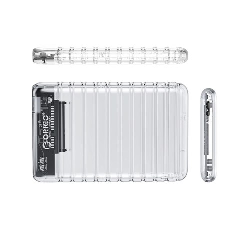 Kieszeń dyskowa Orico 2139U3-V1 2,5" HDD/SSD USB Micro-B 5Gb/s - przezroczysta Kieszeń dyskowa Orico 2139U3-V1 2,5" HDD/SSD USB Micro-B 5Gb/s - przezroczysta