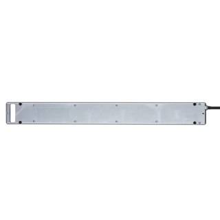 Listwa antyprzepięciowa Brennenstuhl Super-Solid 8 gniazd 2,5m 13.500A - srebrna
