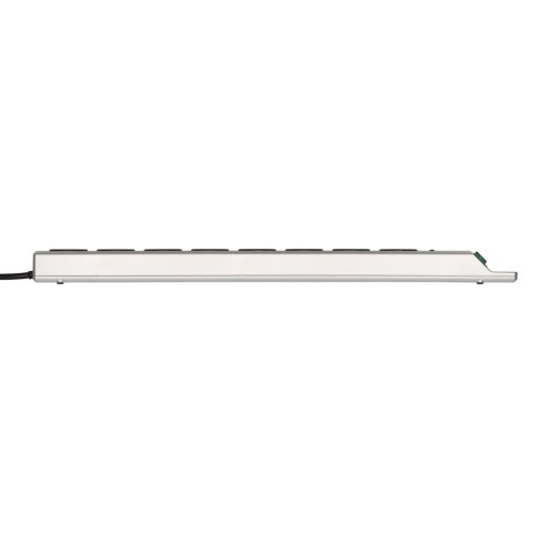 Listwa antyprzepięciowa Brennenstuhl Super-Solid 8 gniazd 2,5m 13.500A - srebrna Listwa antyprzepięciowa Brennenstuhl Super-Solid 8 gniazd 2,5m 13.500A - srebrna