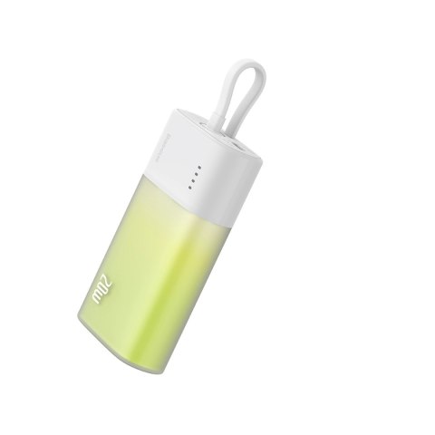 Powerbank Baseus Popsicle 5200mAh 20W z wbudowanym kablem Lightning (+ biały kabel Baseus Simple USB-C - USB-C 60W/20V/3A/30cm) Powerbank Baseus Popsicle 5200mAh 20W z wbudowanym kablem Lightning (+ biały kabel Baseus Simple USB-C - USB-C 60W/20V/3A/30cm)