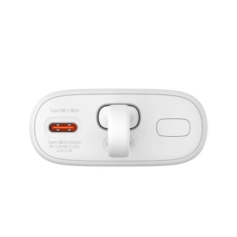 Powerbank Baseus Popsicle 5200mAh 20W z wbudowanym kablem Lightning (+ biały kabel Baseus Simple USB-C - USB-C 60W/20V/3A/30cm) Powerbank Baseus Popsicle 5200mAh 20W z wbudowanym kablem Lightning (+ biały kabel Baseus Simple USB-C - USB-C 60W/20V/3A/30cm)