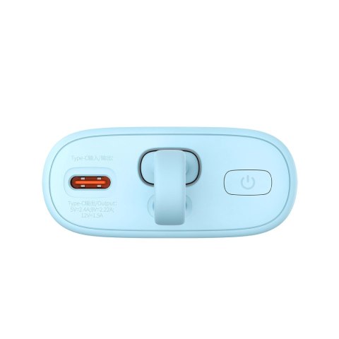 Powerbank Baseus Popsicle 5200mAh 20W z wbudowanym kablem Lightning (+ biały kabel Baseus Simple USB-C - USB-C 60W/20V/3A/30cm) Powerbank Baseus Popsicle 5200mAh 20W z wbudowanym kablem Lightning (+ biały kabel Baseus Simple USB-C - USB-C 60W/20V/3A/30cm)