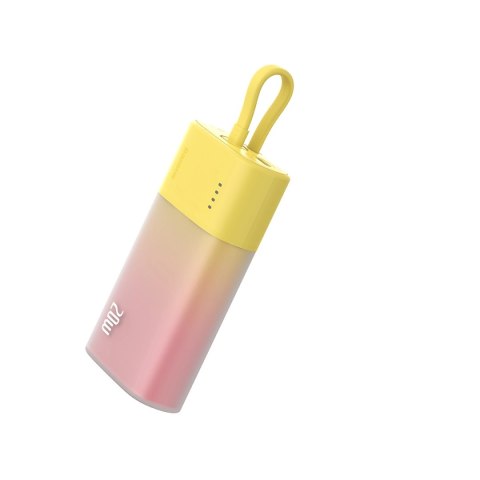 Powerbank Baseus Popsicle 5200mAh 20W z wbudowanym kablem Lightning (+ biały kabel Baseus Simple USB-C - USB-C 60W/20V/3A/30cm) Powerbank Baseus Popsicle 5200mAh 20W z wbudowanym kablem Lightning (+ biały kabel Baseus Simple USB-C - USB-C 60W/20V/3A/30cm)
