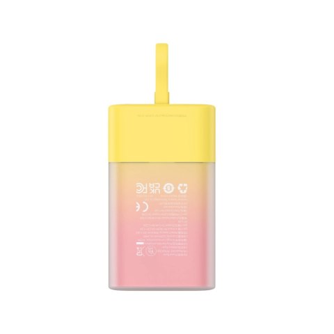 Powerbank Baseus Popsicle 5200mAh 20W z wbudowanym kablem Lightning (+ biały kabel Baseus Simple USB-C - USB-C 60W/20V/3A/30cm) Powerbank Baseus Popsicle 5200mAh 20W z wbudowanym kablem Lightning (+ biały kabel Baseus Simple USB-C - USB-C 60W/20V/3A/30cm)