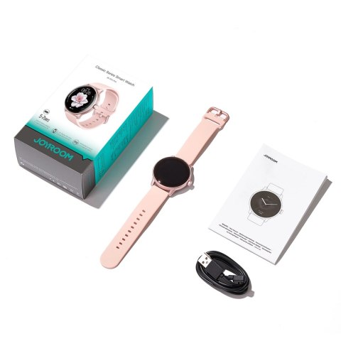 Smartwatch Joyroom Classis Series JR-FC1 z funkcją odbierania połączeń / ochroną IP68 - różowy Smartwatch Joyroom Classis Series JR-FC1 z funkcją odbierania połączeń / ochroną IP68 - różowy