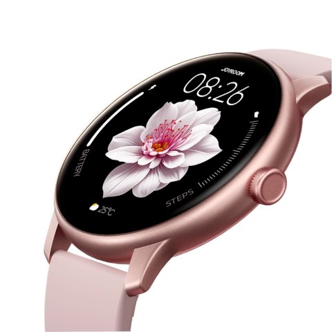 Smartwatch Joyroom Classis Series JR-FC1 z funkcją odbierania połączeń / ochroną IP68 - różowy Smartwatch Joyroom Classis Series JR-FC1 z funkcją odbierania połączeń / ochroną IP68 - różowy