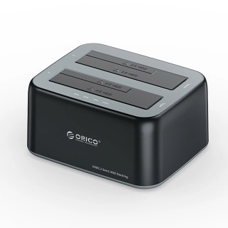 Stacja dokująca Orico 6829C3 na 2 dyski 2,5"/3,5" SATA HDD/SSD - czarna