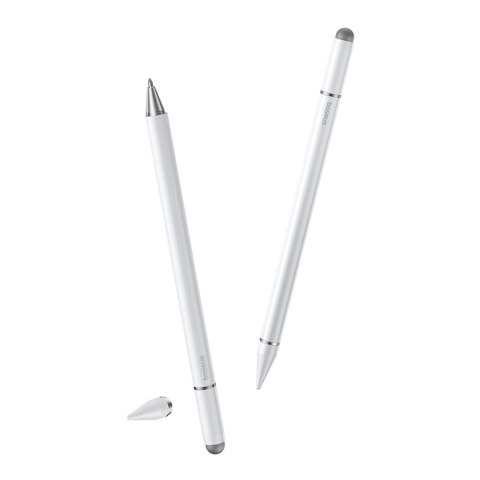 Stylus Baseus Smooth Writing III 3w1 rysik pasywny - wersja niemagnetyczna - biały Stylus Baseus Smooth Writing III 3w1 rysik pasywny - wersja niemagnetyczna - biały
