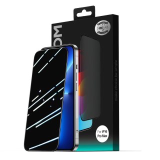 Szkło hartowane Joyroom JR-MLG0280 2.5D Dustproof prywatyzujące z czarną ramką na iPhone 15/16