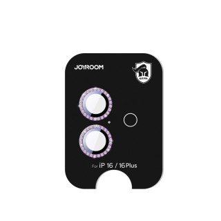 Szkło ochronne Joyroom JR-MSJ0275 na obiektywy iPhone 16/16 Plus - różowe