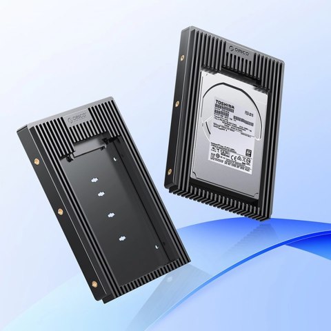 Adapter na dysk Orico D2SS-6G przejściówka 2,5" na 3,5" - czarny Adapter na dysk Orico D2SS-6G przejściówka 2,5" na 3,5" - czarny