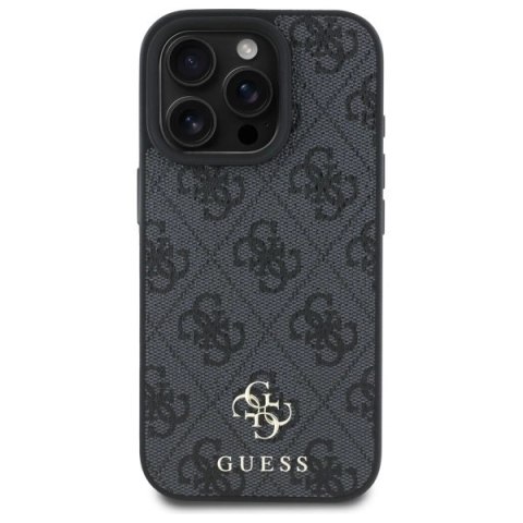 Etui Guess 4G Small Classic MagSafe na iPhone 16 Pro - czarne