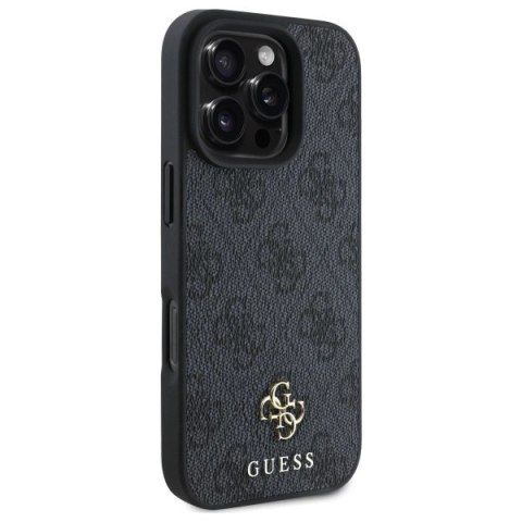 Etui Guess 4G Small Classic MagSafe na iPhone 16 Pro - czarne