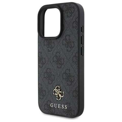 Etui Guess 4G Small Classic MagSafe na iPhone 16 Pro - czarne