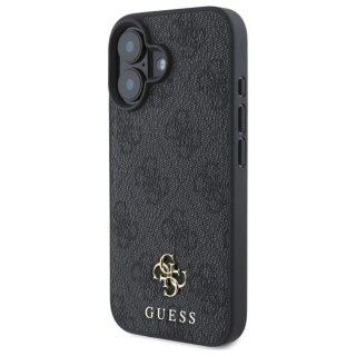 Etui Guess Small Classic MagSafe na iPhone 16 - czarne