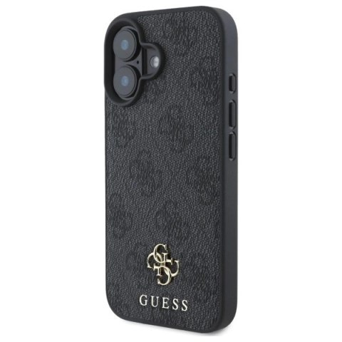 Etui Guess Small Classic MagSafe na iPhone 16 - czarne