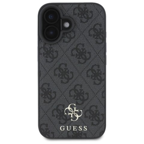 Etui Guess Small Classic MagSafe na iPhone 16 - czarne