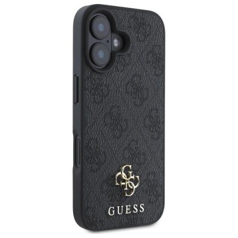 Etui Guess Small Classic MagSafe na iPhone 16 - czarne