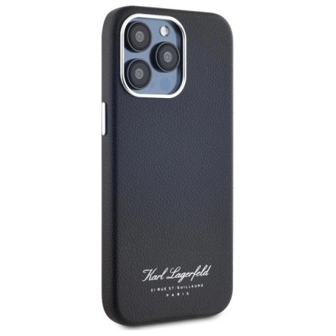 Etui Karl Lagerfeld Hotel RSG na iPhone 15 Pro Max - czarne Etui Karl Lagerfeld Hotel RSG na iPhone 15 Pro Max - czarne