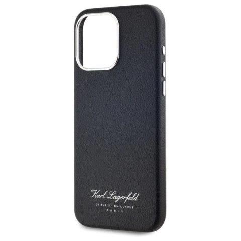 Etui Karl Lagerfeld Hotel RSG na iPhone 15 Pro Max - czarne Etui Karl Lagerfeld Hotel RSG na iPhone 15 Pro Max - czarne