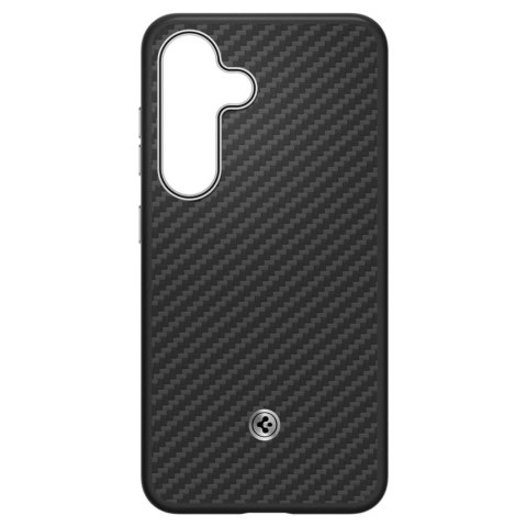 Etui silikonowe Spigen Enzo Aramid GP-FPS936PGABW z wbudowanym ringiem MagFit do Samsung Galaxy S25+ - czarne Etui silikonowe Spigen Enzo Aramid GP-FPS936PGABW z wbudowanym ringiem MagFit do Samsung Galaxy S25+ - czarne
