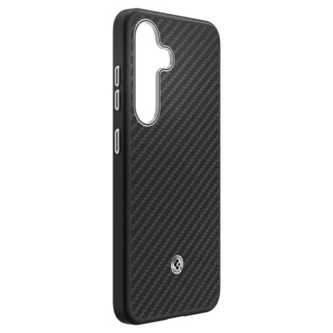 Etui silikonowe Spigen Enzo Aramid GP-FPS936PGABW z wbudowanym ringiem MagFit do Samsung Galaxy S25+ - czarne Etui silikonowe Spigen Enzo Aramid GP-FPS936PGABW z wbudowanym ringiem MagFit do Samsung Galaxy S25+ - czarne