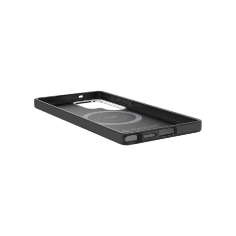Etui silikonowe Spigen Enzo Aramid GP-FPS938PGABW z wbudowanym ringiem MagFit do Samsung Galaxy S25 Ultra - czarne