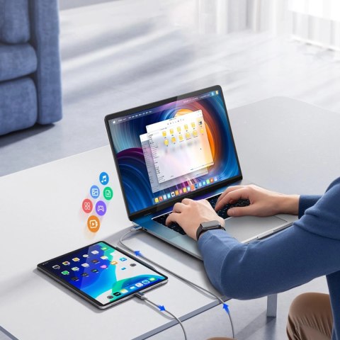 Kabel Orico CDX 100W 5A Power Delivery USB-C - USB-C 1m - biały Kabel Orico CDX 100W 5A Power Delivery USB-C - USB-C 1m - biały