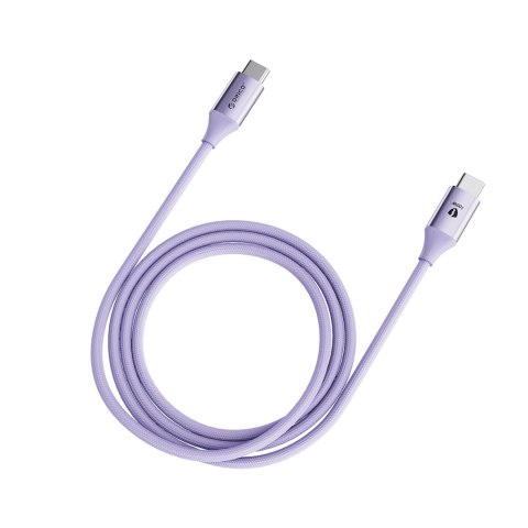Kabel Orico CDX 100W 5A Power Delivery USB-C - USB-C 1m - fioletowy Kabel Orico CDX 100W 5A Power Delivery USB-C - USB-C 1m - fioletowy