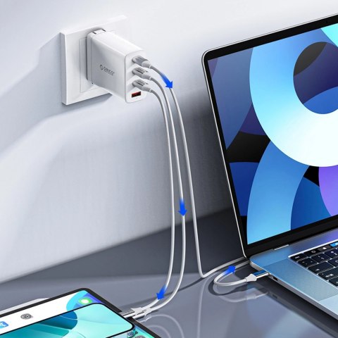 Kabel Orico CDX 60W 3A Power Delivery USB-C - USB-C 1m - biały Kabel Orico CDX 60W 3A Power Delivery USB-C - USB-C 1m - biały