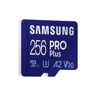 MicroSDXC Memory Card Samsung PRO Plus with Adapter, 256Gb, Class 10 / UHS-1 U3 MB-MD256KA