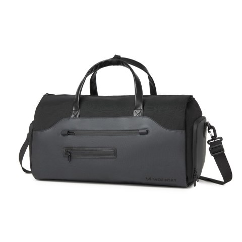 Torba podróżna Wozinsky Premium na garnitur z kieszenią na mokre rzeczy (50 l) - czarna Torba podróżna Wozinsky Premium na garnitur z kieszenią na mokre rzeczy (50 l) - czarna