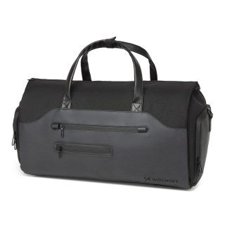 Torba podróżna Wozinsky Premium na garnitur z kieszenią na mokre rzeczy (50 l) - czarna