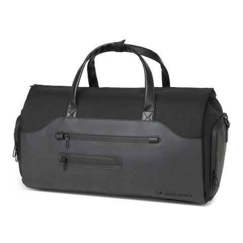 Torba podróżna Wozinsky Premium na garnitur z kieszenią na mokre rzeczy (50 l) - czarna Torba podróżna Wozinsky Premium na garnitur z kieszenią na mokre rzeczy (50 l) - czarna