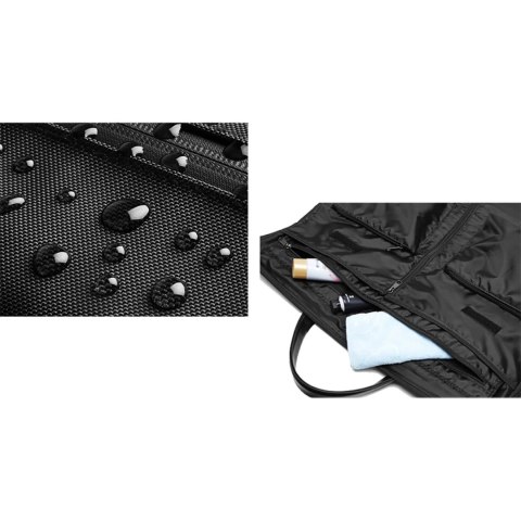 Torba podróżna Wozinsky Premium na garnitur z kieszenią na mokre rzeczy (50 l) - czarna Torba podróżna Wozinsky Premium na garnitur z kieszenią na mokre rzeczy (50 l) - czarna