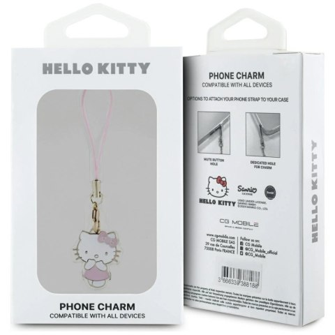 Zawieszka Hello Kitty Charm Kitty Cute - różowa Zawieszka Hello Kitty Charm Kitty Cute - różowa