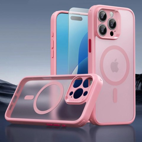 Etui ESR Classic Pro Set Halolock MagSafe na iPhone 16 Pro Max - różowe Etui ESR Classic Pro Set Halolock MagSafe na iPhone 16 Pro Max - różowe