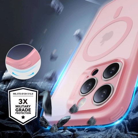 Etui ESR Classic Pro Set Halolock MagSafe na iPhone 16 Pro Max - różowe Etui ESR Classic Pro Set Halolock MagSafe na iPhone 16 Pro Max - różowe